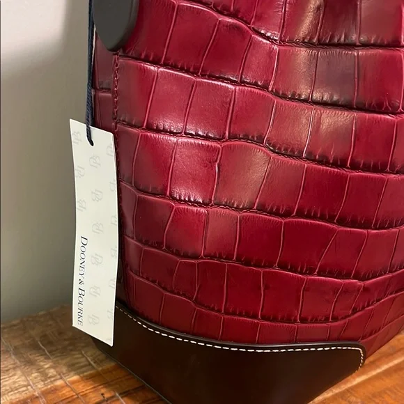 Dooney & Bourke Oakdale Brenna Embossed Leather Bag - Picture 5 of 8